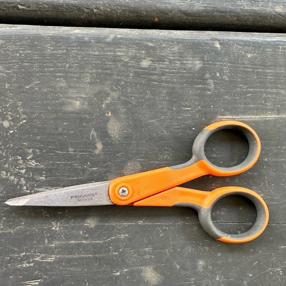 Fiskars Orange and Gray Scissors